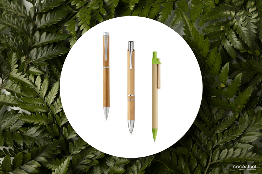 selection de stylo de la gamme éco-responsable Cad'Eco